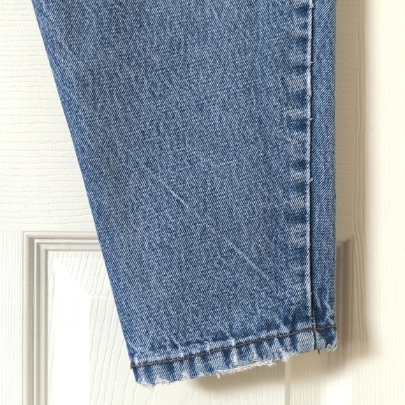 Bugle Boy 80's Vintage Medium Wash Pleated High Waisted Tapered Leg Mom Jeans 5 - Picture 15 of 15